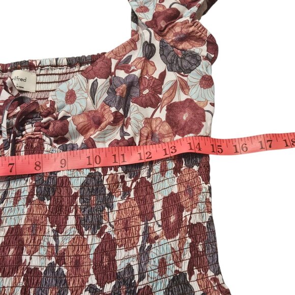 Wilfred Floral Cropped Sleeveless Blouse szL - Picture 7 of 10